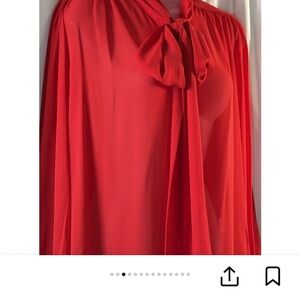 Eva Mendes for New York & Company Red Blouse